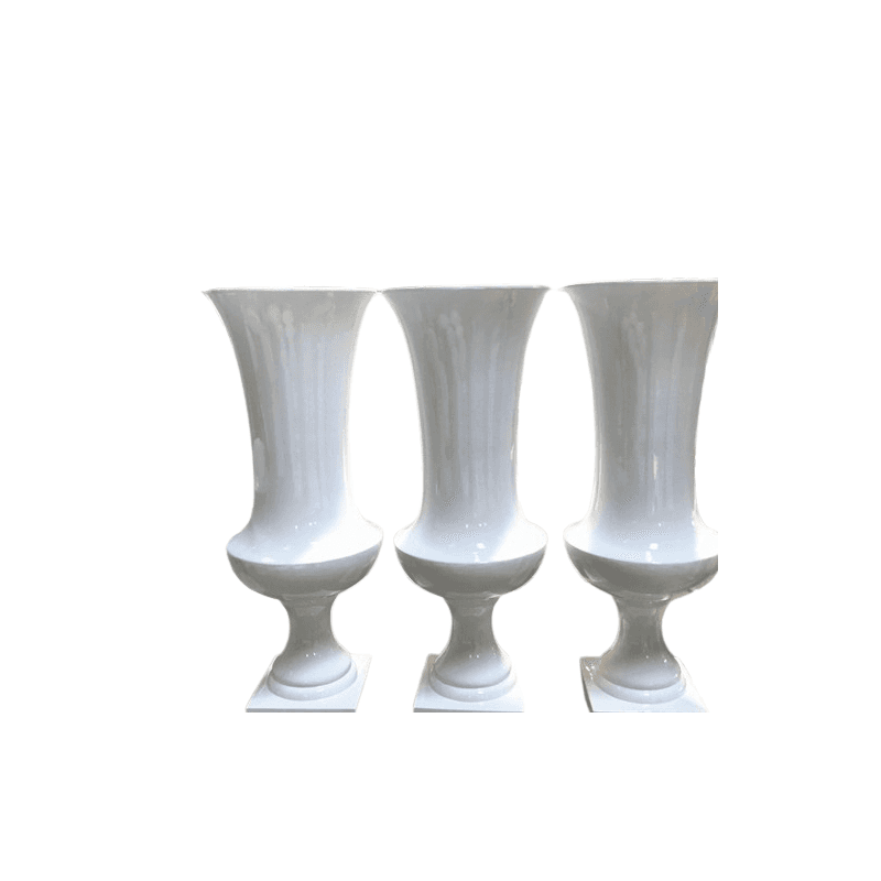 LOCATION Vase colonne blanc médicis 80 cm