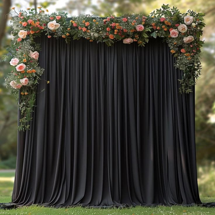 Location RIDEAU NOIR 3*3 M + STRUCTURE